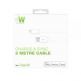 Just Wireless Lightning USB Cable - USB кабел за iPhone, iPad и устройства с Lightning порт (2 метра) thumbnail 2
