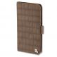 4smarts Ultimag Book Norwalk Croco Case - универсален кожен калъф с магнитно захващане за смартфони до 5.2 инча (кафяв) thumbnail