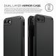 Elago Armor Case - хибриден кейс (поликарбонат + TPU) и HD покритие за iPhone SE 2020, iPhone 7, iPhone 8 (черен) thumbnail 4