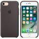 Apple Silicone Case - оригинален силиконов кейс за iPhone SE 2020, iPhone 7, iPhone 8 (тъмнокафяв) thumbnail 4