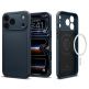 Качествен тънък матиран кейс с MagSafe за iPhone 18 Pro Max, iPhone 17 Pro Max - Spigen Thin Fit MagSafe Case (тъмносив) thumbnail 2