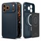 Качествен тънък матиран кейс с MagSafe за iPhone 18 Pro Max, iPhone 17 Pro Max - Spigen Thin Fit MagSafe Case (тъмносив) thumbnail 3