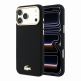 Дизайнерски кожен кейс с MagSafe за iPhone 18 Pro, iPhone 17 Pro - Lacoste PU Champs Elysees Gold Logo MagSafe Leather Hard Case (черен) thumbnail