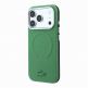 Хибриден удароустойчив кейс с MagSafe за iPhone 18 Pro Max, iPhone 17 Pro Max - Lacoste PVC Petit Pique Semi Wrap Embossed MagSafe Case (estragon) thumbnail 2