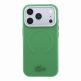 Хибриден удароустойчив кейс с MagSafe за iPhone 18 Pro Max, iPhone 17 Pro Max - Lacoste PVC Petit Pique Semi Wrap Embossed MagSafe Case (estragon) thumbnail 3