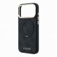 Дизайнерски кожен кейс с MagSafe за iPhone 18 Pro, iPhone 17 Pro - Guess PU 4G Ring Stand MagSafe Leather Hard Case (black) thumbnail 5