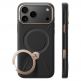 Кожен кейс с MagSafe и вградена поставка за iPhone 18 Pro, iPhone 17 Pro - Torras Ostand Q3 VegSkin MagSafe Case (black) thumbnail 2