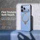 Кожен кейс с MagSafe и вградена поставка за iPhone 18 Pro, iPhone 17 Pro - Torras Ostand Q3 VegSkin MagSafe Case (blue) thumbnail 4