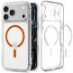 Хибриден кейс с висока степен на защита с MagSafe за iPhone 18 Pro, iPhone 17 Pro - Spigen Ultra Hybrid MagSafe Case (прозрачен-оранжев) thumbnail 2