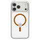 Хибриден кейс с висока степен на защита с MagSafe за iPhone 18 Pro, iPhone 17 Pro - Spigen Ultra Hybrid MagSafe Case (прозрачен-оранжев) thumbnail 5