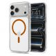 Хибриден кейс с висока степен на защита с MagSafe за iPhone 18 Pro, iPhone 17 Pro - Spigen Ultra Hybrid MagSafe Case (прозрачен-оранжев) thumbnail 13
