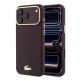 Дизайнерски кожен кейс с MagSafe за iPhone 18 Pro, iPhone 17 Pro - Lacoste PU Champs Elysees Gold Logo MagSafe Leather Hard Case (burgundy) thumbnail