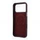 Дизайнерски кожен кейс с MagSafe за iPhone 18 Pro, iPhone 17 Pro - Lacoste PU Champs Elysees Gold Logo MagSafe Leather Hard Case (burgundy) thumbnail 6