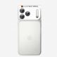 Предпазна плочка за камерата на iPhone 18 Pro Max - Spigen Glass tR EZ Fit Optik Pro XL (silver) thumbnail 4