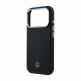 Дизайнерски кожен кейс с MagSafe за iPhone 18 Pro - Mercedes PU Leather Wood Semi Wrap MagSafe Case (black) thumbnail 5