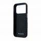Дизайнерски кожен кейс с MagSafe за iPhone 18 Pro - Mercedes PU Leather Wood Semi Wrap MagSafe Case (black) thumbnail 6
