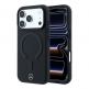 Дизайнерски кожен кейс с MagSafe за iPhone 18 Pro Max - Mercedes PU Leather 3D MagSafe Case (black-anthracite) thumbnail