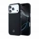 Дизайнерски кожен кейс с MagSafe за iPhone 18 Pro Max - Mercedes PU Leather Wood Semi Wrap MagSafe Case (black) thumbnail