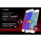 Comma Eyecare Tempered Glass Full Screen - обхващащо и ръбовете стъклено защитно покритие за дисплея на iPhone SE 2020, iPhone 7, iPhone 8(бял) thumbnail