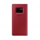 Samsung Leather View Cover EF-WN960LREGWW - оригинален кожен калъф (естествена кожа) за Samsung Galaxy Note 9 (червен) thumbnail 2