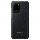 Samsung LED Cover EF-KG988CB - оригинален заден кейс, през който виждате информация от Samsung Galaxy S20 Ultra (черен) thumbnail