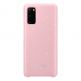 Samsung LED Cover EF-KG980CP - оригинален заден кейс, през който виждате информация от Samsung Galaxy S20 (розов) thumbnail