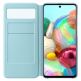 Samsung Galaxy S-View Wallet Cover EF-EA715PB - оригинален калъф през който виждате информация от дисплея за Samsung Galaxy A71 (черен) thumbnail 4
