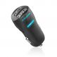 TeckNet iEP172Car Charger 4.8A and MFI Lightning Cable - зарядно за кола 4.8A с 2xUSB изходa и Lightning кабел за iPhone, iPad и iPod с Lightning порт (черен) thumbnail 2