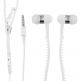 Motion Zipper In-ear headset with microphone - слушалки с цип и микрофон за мобилни устройства (бял) thumbnail 2