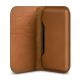 Beyzacases Natural Wallet Case - кожен калъф (естествена кожа, ръчна изработка) за iPhone SE 2020, iPhone 7, iPhone 8, iPhone 6, iPhone 6S (кафяв) thumbnail 4