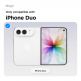 Качествен поликарбонатов кейс с MagSafe за iPhone Duo - Elago Hybrid Clear MagSafe Case (clear) thumbnail 2