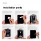 Стъклено защитно покритие за външния дисплей на iPhone Duo - Elago Tempered glass Screen Protector (clear) thumbnail 9