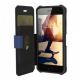 Urban Armor Gear Metropolis - удароустойчив хибриден кейс тип портфейл за iPhone SE 2020, iPhone 7, iPhone 8, iPhone 6S, iPhone 6 (черен-син) thumbnail 5