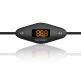 TeckNet F27 In-Car Universal FM Transmitter - зарядно за кола с универсален FM трансмитер за мобилни устройства (черен) thumbnail 2