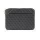 Guess Uptown Notebook Sleeve - дизайнерски луксозен кожен калъф за преносими компютри до 15 инча (сив) thumbnail 4