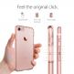 Spigen Ultra Hybrid Case - хибриден кейс с висока степен на защита за iPhone SE 2020, iPhone 7, iPhone 8 (роз.злато -прозрачен) thumbnail 10