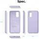Elago Silicone Case - силиконов (TPU) калъф за Samsung Galaxy S20 (лилав) thumbnail 8