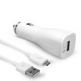 Samsung Fast Car Charger EP-LN915UWESTA 2.0A - оригинално захранване с MicroUSB кабел за кола за Samsung и мобилни телефони (бял) (bulk) thumbnail 2