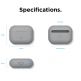 Elago Airpods Original Basic Silicone Case - силиконов калъф за Apple Airpods Pro (светлосив) thumbnail 6
