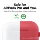 Elago Airpods Original Hang Silicone Case - силиконов калъф с карабинер за Apple Airpods Pro (червен) thumbnail 3