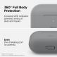 Elago Airpods Original Hang Silicone Case - силиконов калъф с карабинер за Apple Airpods Pro (светлосив) thumbnail 4