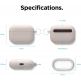 Elago Airpods Pro Liquid Hybrid Hang Case - твърд силиконов кейс с карабинер за Apple Airpods Pro (сив) thumbnail 7