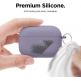 Elago Airpods Pro Liquid Hybrid Hang Case - твърд силиконов кейс с карабинер за Apple Airpods Pro (тъмнолилав) thumbnail 6