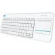 Logitech Wireless Touch Keyboard K400 Plus  - безжична клавиатура за TV, Таблет, Телефон, смарт телевизори (бял) thumbnail 2