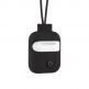 SwitchEasy ColorBuddy AirPods Case - силиконов калъф с лента за врата за Apple Airpods и Apple Airpods 2 with Wireless Charging Case (черен)  thumbnail