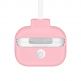 SwitchEasy ColorBuddy AirPods Pro Case - силиконов калъф с лента за врата за Apple Airpods Pro (розов)  thumbnail