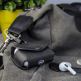 SwitchEasy Wrap AirPods Pro leather Case - кожен калъф за Apple Airpods Pro (тъмносив)  thumbnail 5