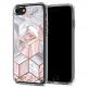 Spigen Ciel Cyrill Etoile Pink Marble Case - дизайнерски удароустойчив кейс за iPhone SE (2020), iPhone 8, iPhone 7 (прозрачен) thumbnail