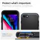 Spigen Neo Hybrid Case - хибриден кейс с висока степен на защита за iPhone SE (2020), iPhone 8, iPhone 7 (тъмносив) thumbnail 2