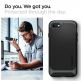 Spigen Neo Hybrid Case - хибриден кейс с висока степен на защита за iPhone SE (2020), iPhone 8, iPhone 7 (тъмносив) thumbnail 4